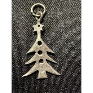925 Sterling Silver Christmas Tree Pendant